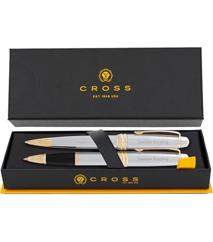 Amazon.com : Cross Bailey Medalist Engraved Ballpoint and Fountain